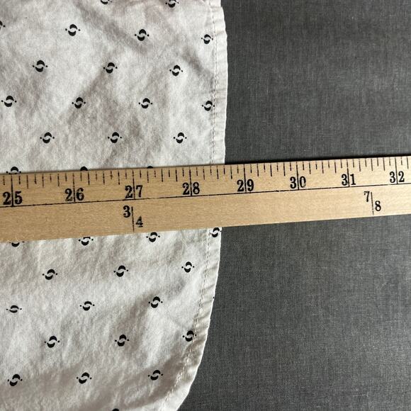 Scotch & Soda Shirt Mens Medium White Short Sleeve Button Up Regular Fit Casual - Picture 8 of 9